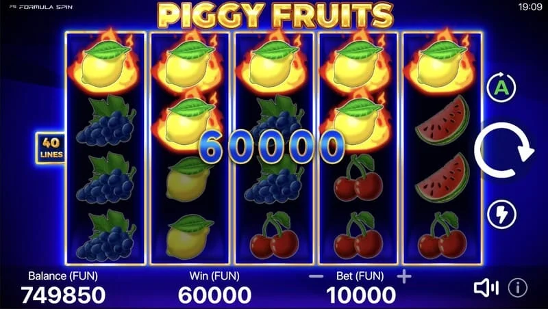 Piggy Fruits - velika isplata od Piggy Feature sa nasumičnim Wild simbolima